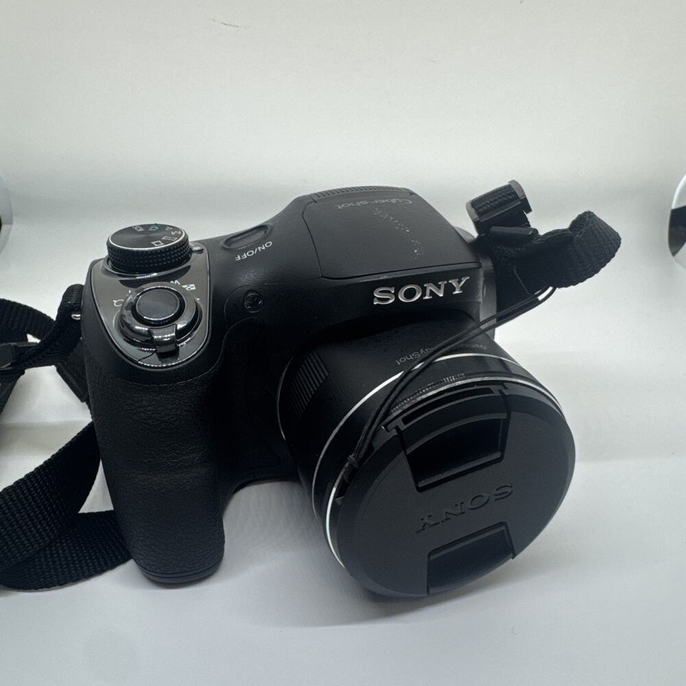Sony Cyber-Shot DSC-H300 20.1MP Camera Black 35x Zoom Tested Working
